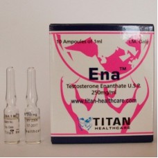 Ena - Testosterone Enanthate USP 250 mg / 1 ml Titan Healthcare